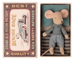 Maileg little brother mouse in matchbox - Tinashjem